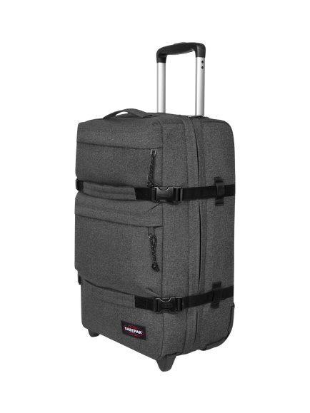 Eastpak Transit'r Plus Small 2-Wheel Cabin Case, 42L - view 2, Black Denim