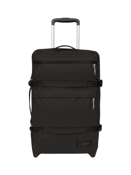 Eastpak Transit'r Plus Small 2-Wheel Cabin Case, 42L, Tarp Black 2