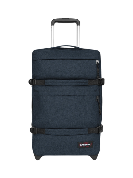 Eastpak Transit'r Plus Small 2-Wheel Cabin Case, 42L, Triple Denim