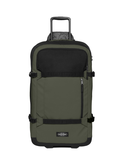 Eastpak Transit'r Pro Medium 2-Wheel Suitcase, 63L, Khaki, Khaki