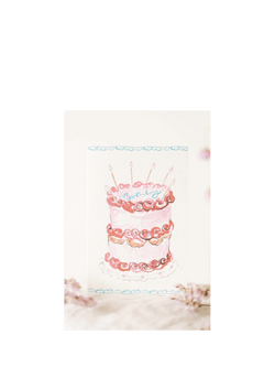 Sophie Amelia Creates Gateau Birthday Card, Multi