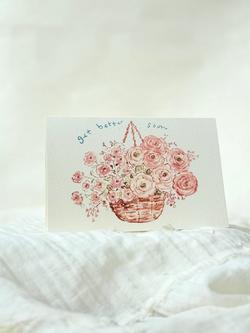 Sophie Amelia Creates Flowers Get Well Soon Card, Multi