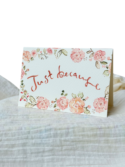 Sophie Amelia Creates Just Because Blank Greeting Card, Multi