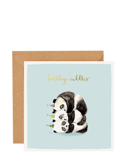 Louise Mulgrew Designs Birthday Cuddles Birthday Card, Multi
