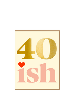 Nineteen Seventy Three 40Ish Blank Greeting Card, Multi