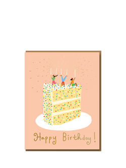 Nineteen Seventy Three Confetti Cake Birthday Card, Multi