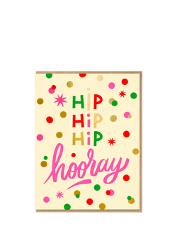 Nineteen Seventy Three Hooray Confetti Birthday Card, Multi