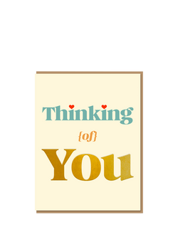 Nineteen Seventy Three Hearts Thinking Of You Sympathy Card, Multi