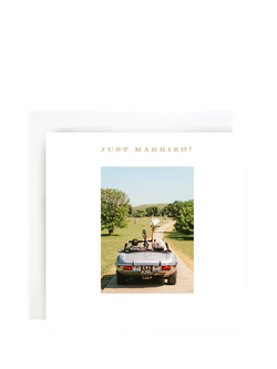 Susan O'Hanlon Just Married Car Wedding Card, Multi
