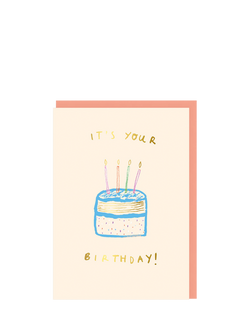 Ohh Deer Its Your Birthday Cake Birthday Card, Multi