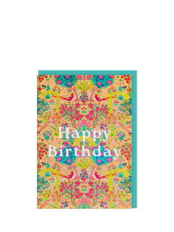 Ohh Deer Ornate Garden Birthday Card, Multi
