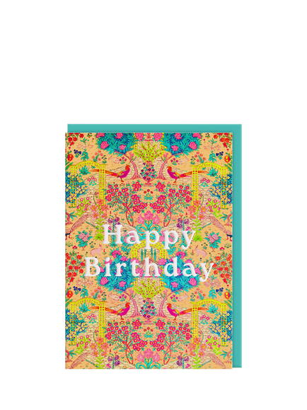 Ohh Deer Ornate Garden Birthday Card, Multi