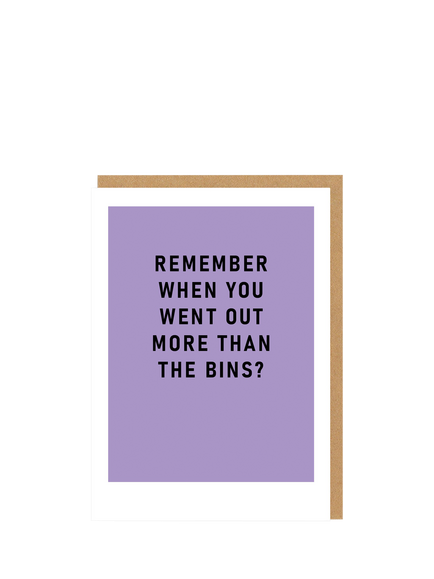 Ohh Deer Out More Than The Bins Birthday Card, Multi