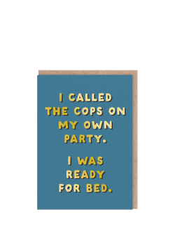 Ohh Deer Ready For Bed Blank Greeting Card, Multi