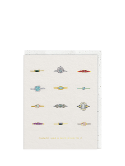 Ohh Deer Ring To It Engagement Card, Multi