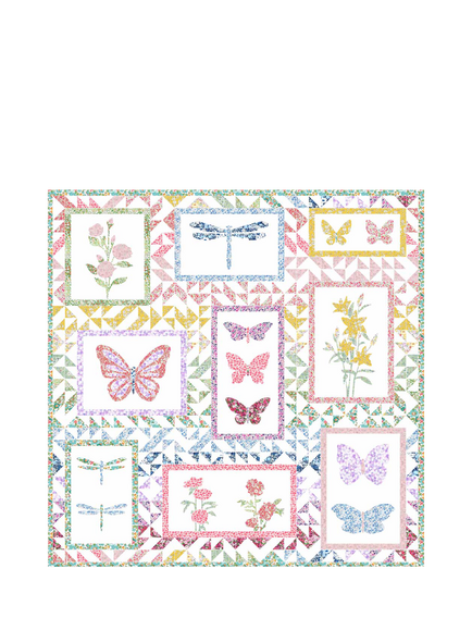 Alice Caroline Cabinet of Curiosities Quilt Kit, Multi