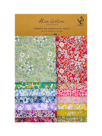 Alice Caroline Cabinet of Curiosities Quilt Kit - view 2, Multi