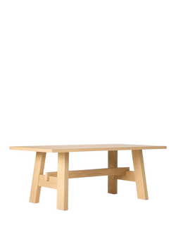 West Elm Putnam 6 Seater Rectangular Dining Table, Oak, Oak