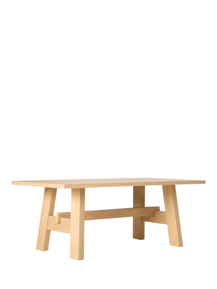 West Elm Putnam 6 Seater Rectangular Dining Table, Oak, Oak
