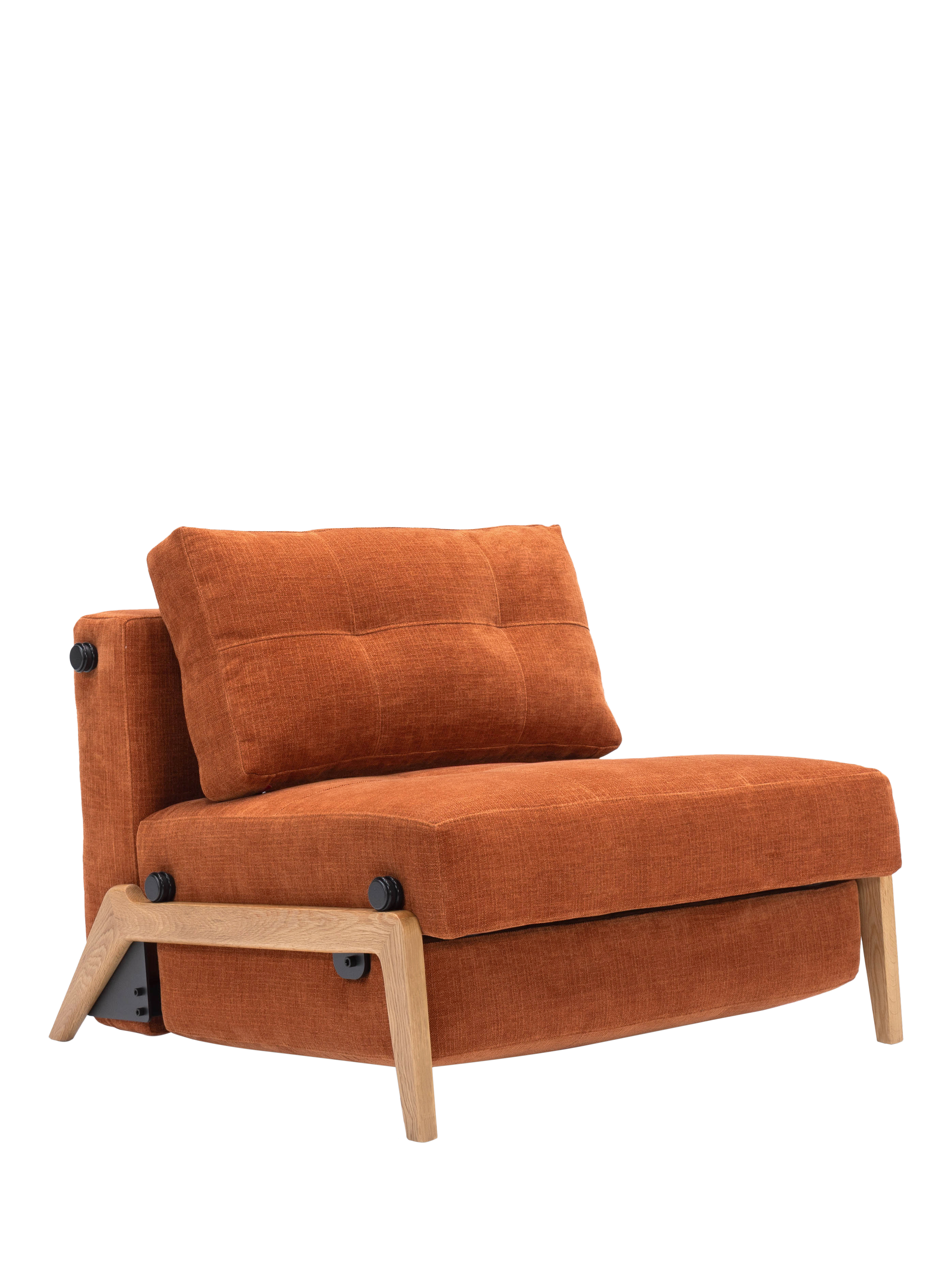 Cubed 90 Range, Innovation Living Cubed 90 Armchair Bed, Esina Rust 412