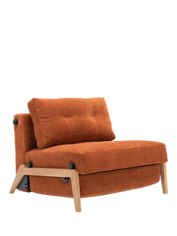 Innovation Living Cubed 90 Armchair Bed, Esina Rust 412
