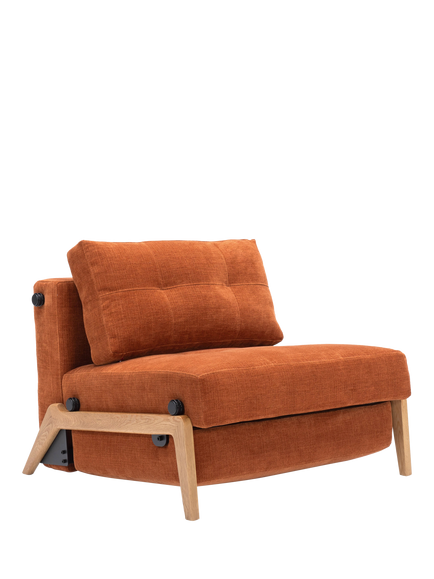 Innovation Living Cubed 90 Armchair Bed, Esina Rust 412