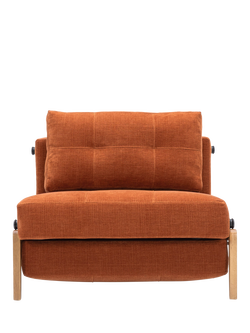 Innovation Living Cubed 90 Armchair Bed - view 2, Esina Rust 412