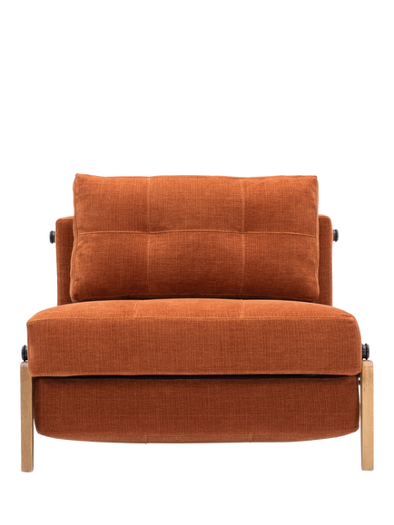 Innovation Living Cubed 90 Armchair Bed - view 2, Esina Rust 412