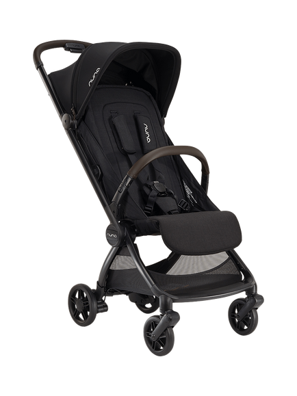 Nuna Viaa Cabin Travel Stroller, Black, Caviar