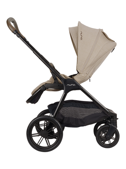 Nuna TRIV lx All Seasons Pushchair Set, ARRA Flex Car Seat and BASE Curve Bundle, Cosmopolitan - view 2, Cosmopolitan