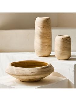 West Elm Marble Effect Ceramic Bowl, 11cm, Natural - view 2, Natural