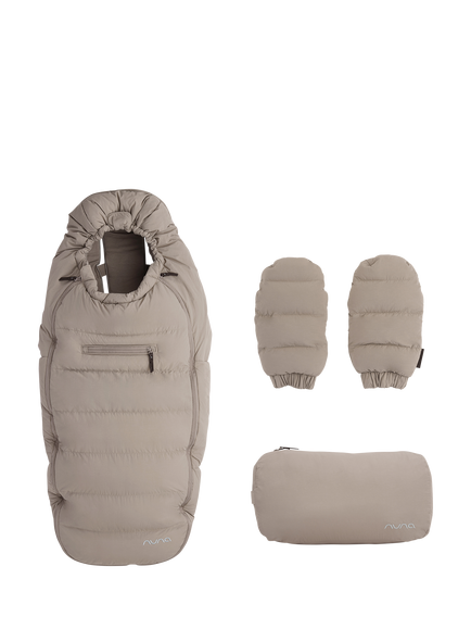 Nuna Footmuff & Gloves Winter Stroller Set, Chateau