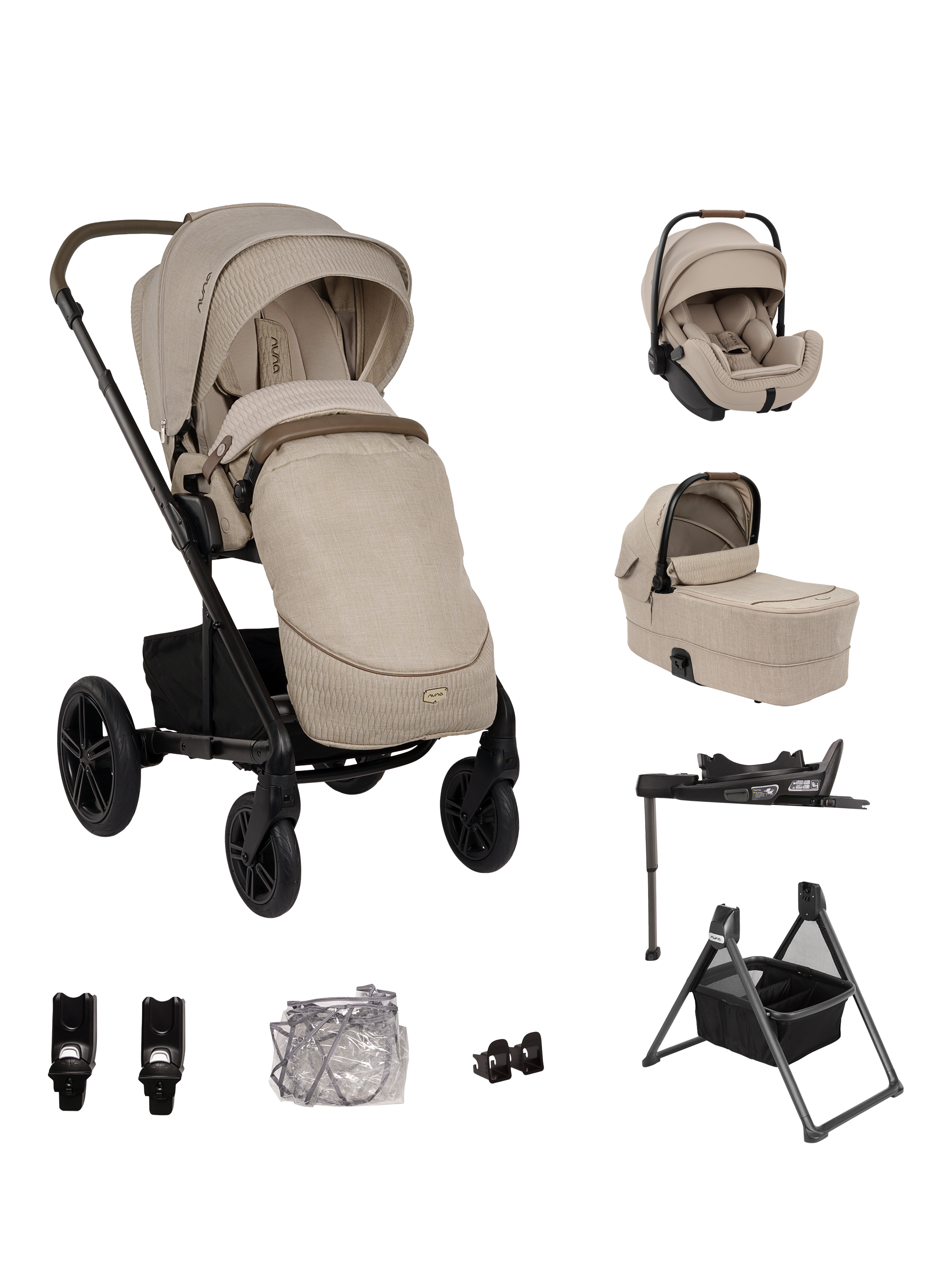 Nuna MIXX Next Pushchair, MIXX Next Carrycot, ARRA Flex Car Seat