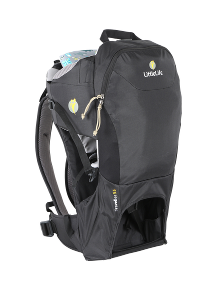 LittleLife Traveller S5 Child Back Carrier, Black, Black