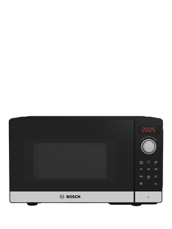 Bosch FFL023MS2B Freestanding Microwave, 20L, Black, Black