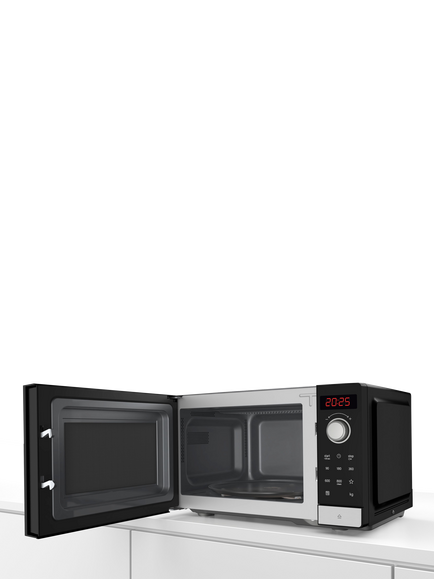 Bosch FFL023MS2B Freestanding Microwave, 20L, Black - view 2, Black