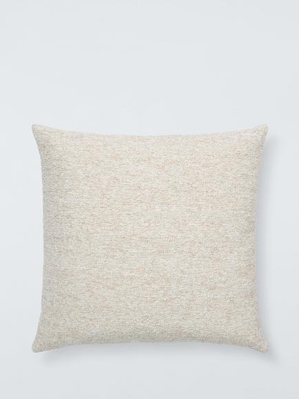 John Lewis Boucle Cushion, Natural, Natural