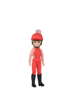 LeMieux Harlow Luna White Toy Rider Doll, Coral Crush/Sugar Pink, Multi