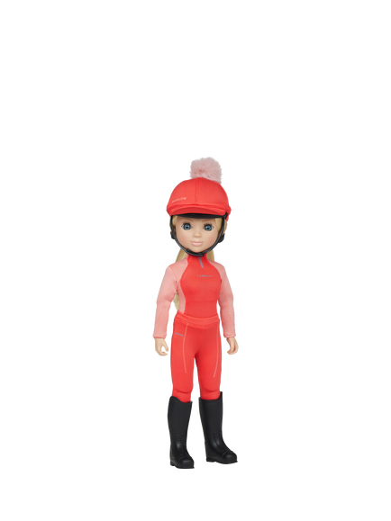 LeMieux Harlow Luna White Toy Rider Doll, Coral Crush/Sugar Pink, Multi