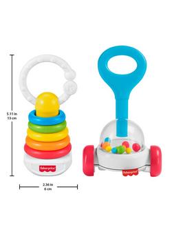 Fisher-Price Classics Rattle, Pack of 2 - view 2, Multi