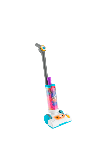 Fisher-Price Laugh & Learn 2-in-1 Vacuum Electronic Toy, Multi
