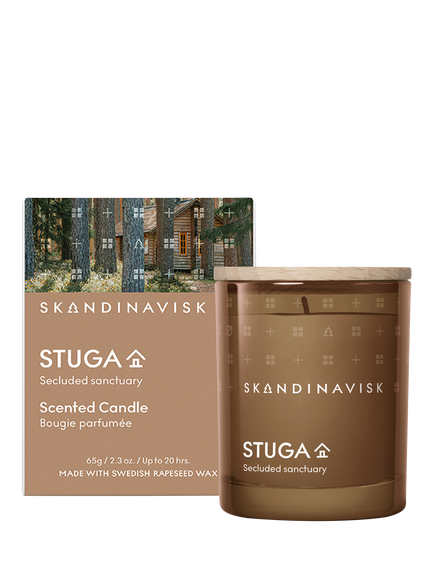 SKANDINAVISK Stuga Scented Candle, 65g, Auburn Woods