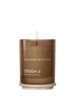 SKANDINAVISK Stuga Scented Candle, 65g - view 2, Auburn Woods