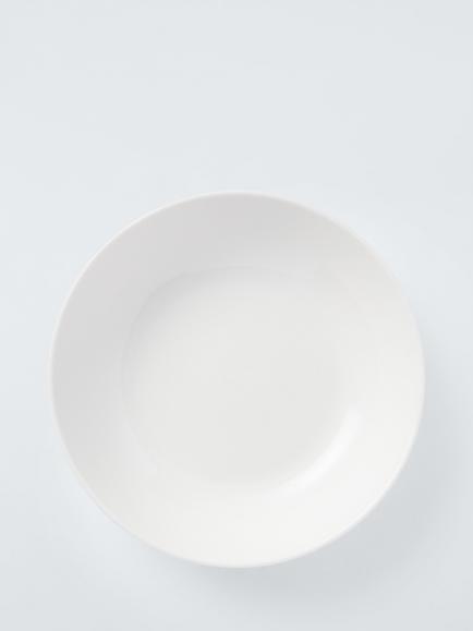 John Lewis Eat Porcelain Pasta Bowls, Set of 4, 20.5cm, White - view 2, White White