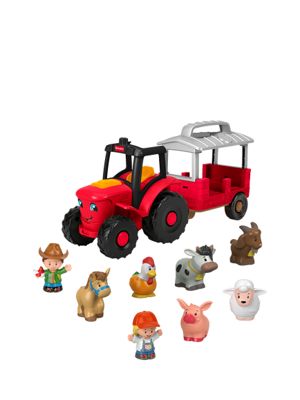 Fisher-Price Little People Caring for Animals Tractor Gift Set, Multi