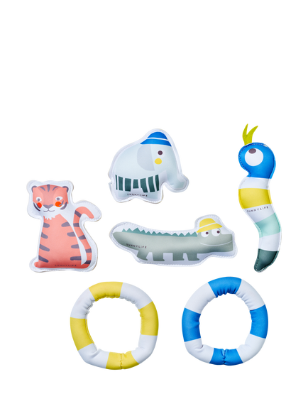 Sunnylife Into The Jungle Dive Buddies, Set of 6, Multi
