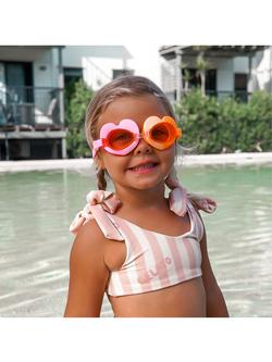 Sunnylife Kids' Swimming Goggles, Poppy Pea - view 2, Multi