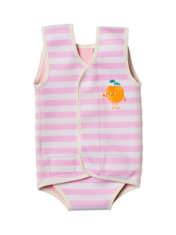 Sunnylife Baby Poppy Striped Swim Wetsuit, Cream, Cream