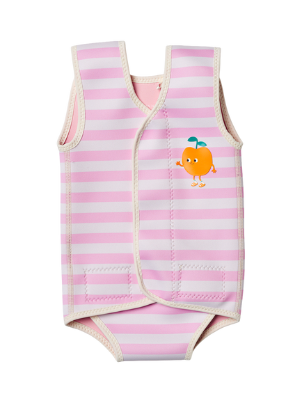 Sunnylife Baby Poppy Striped Swim Wetsuit, Cream, Cream