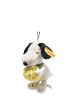 Steiff Snoopy Tennis Soft Toy, 15cm, Multi